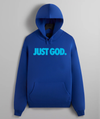 "JUST GOD" HOODIE (Royal/blue)