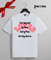 **MOTHER"S DAY EXCLUSIVE** I Don't Play About My Mama Tee (White/Red)