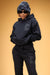 Monochromatic God Is Dope Corner Logo Joggers (Black/Black)