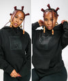 "BOX LOGO V2" HOODIE (BLACK/BLACK)