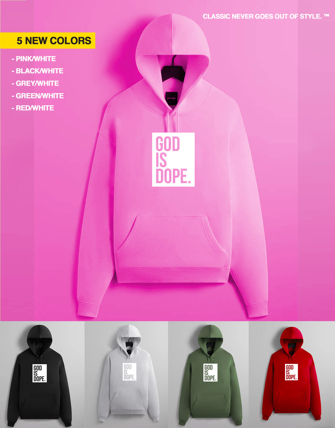 God is sales dope hoodie