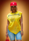 Jesus Is A Brother Sleeveless Tee (Yellow)