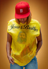 Jesus Is A Brother Sleeveless Tee (Yellow)