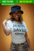 "Jesus" Saves Thorn Tee (Natural/Black)