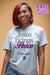 Jesus Brings Peace Tee (Sports Grey/Black/Purple)