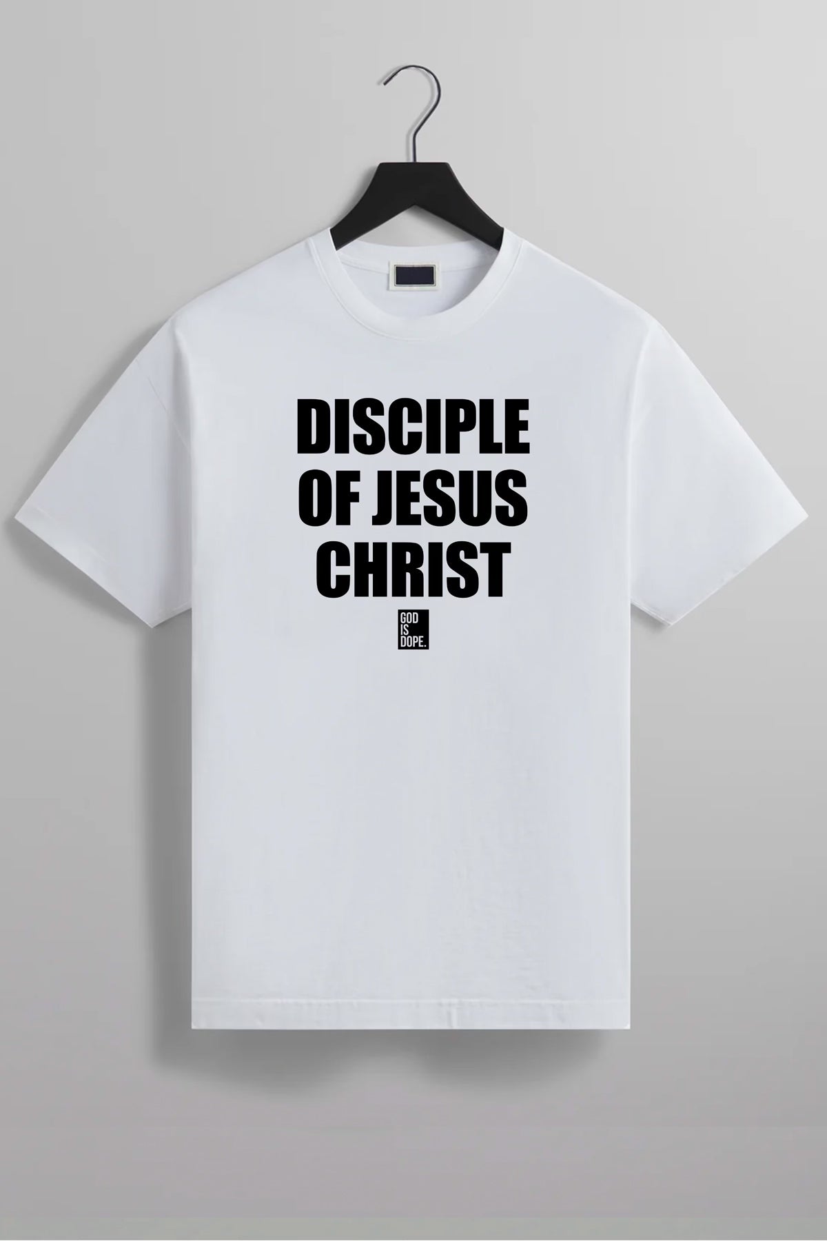 Disciple of Jesus Tee (White/ Black)