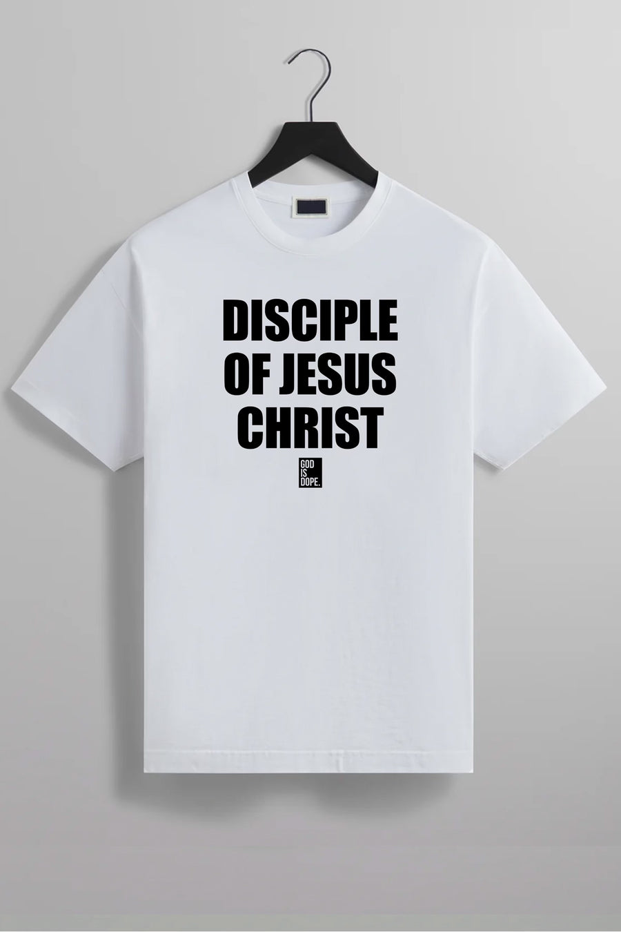Disciple of Jesus Tee (White/ Black)