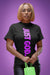 Lord Please Don't Let Nobody Try Me Tee (Black+Purple Ink)