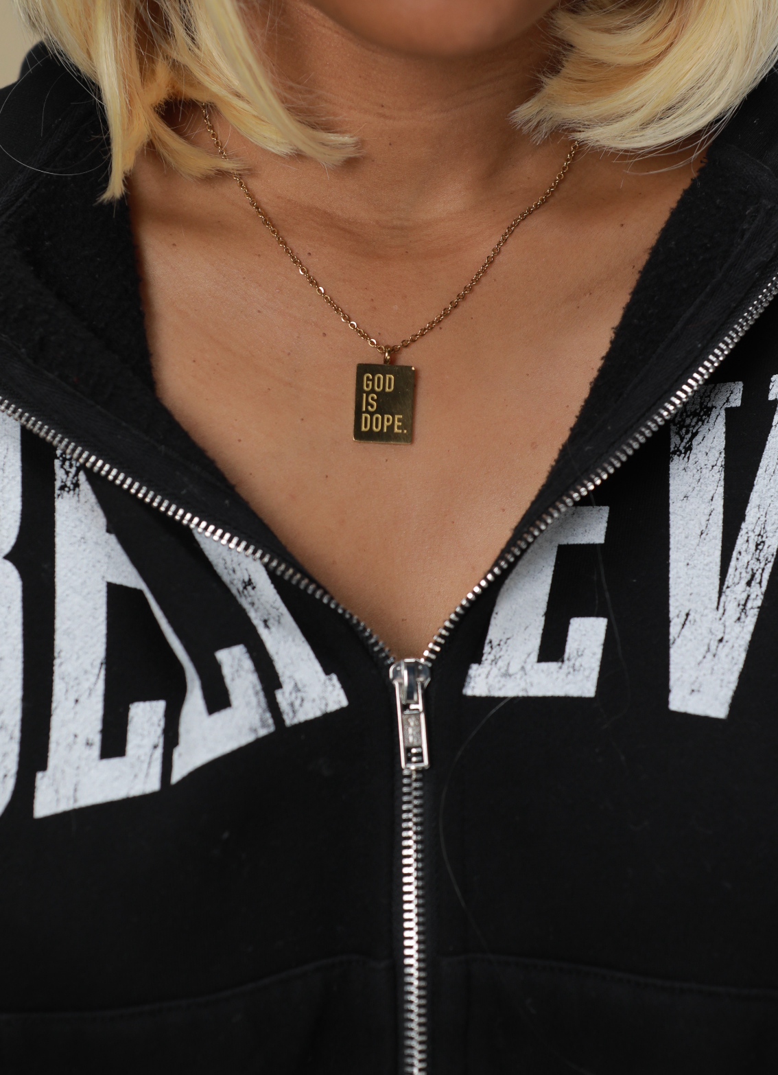 Silver + Gold Plated "Box Logo" Necklace Bundle (2 Per)