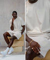 "PROPERTY OF GOD" SHORTS (BONE/BONE)