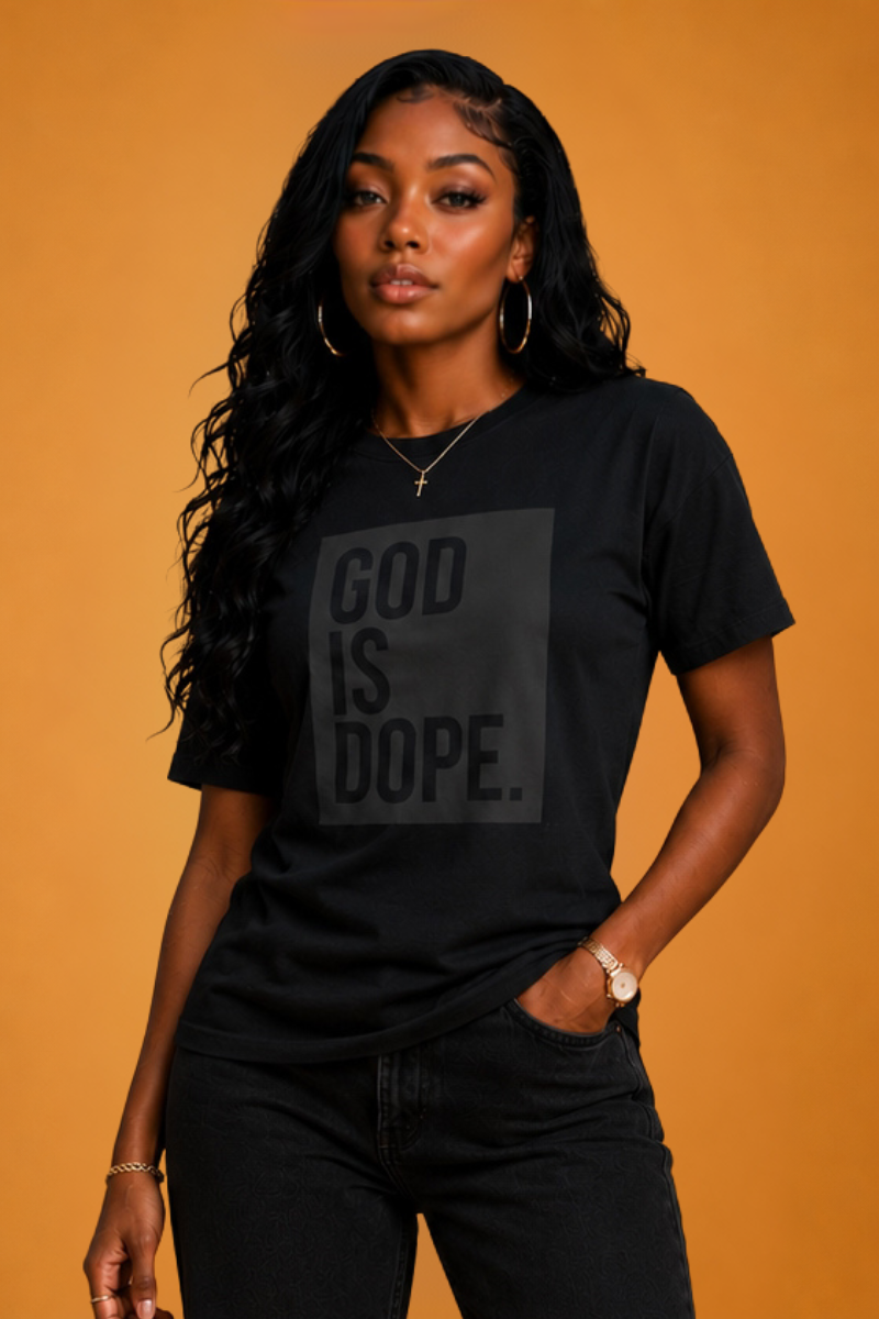 Classic Box Logo Tee (Black/Black)