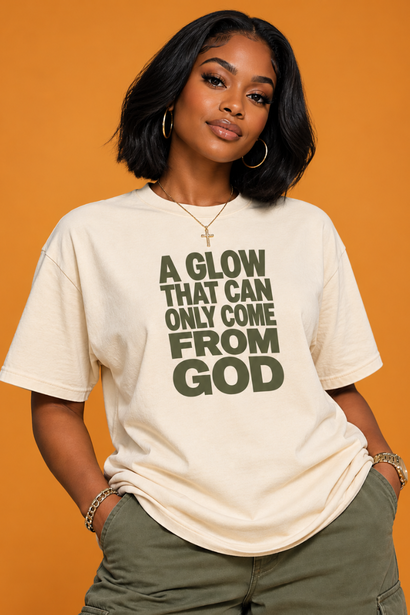 A Glow That Can Only Come From God ( Natural/ Military Green)