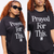 "PRAYED FOR THIS" TEE (BLACK/WHITE)