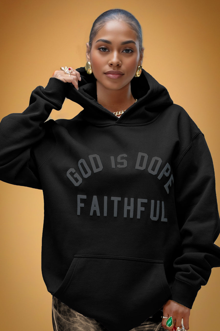 Faithful Lightweight Hoodie Black/Black