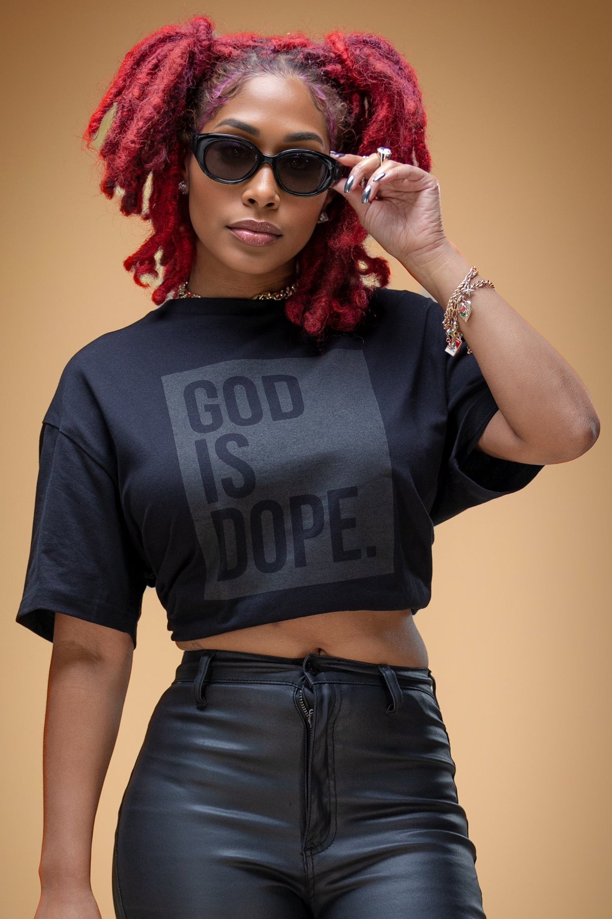 Classic Box Logo Tee (Black/Black)