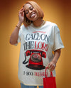 Call On The Lord v2 Tee (Natural/Red)