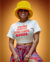Feeling Exactly How I Look Tee (Natural/Red)