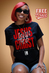 The Way. The Truth. The Life John 14:6 Tee (Black/Red)