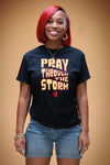 Pray Through The Storm (Black/Natural/Red)