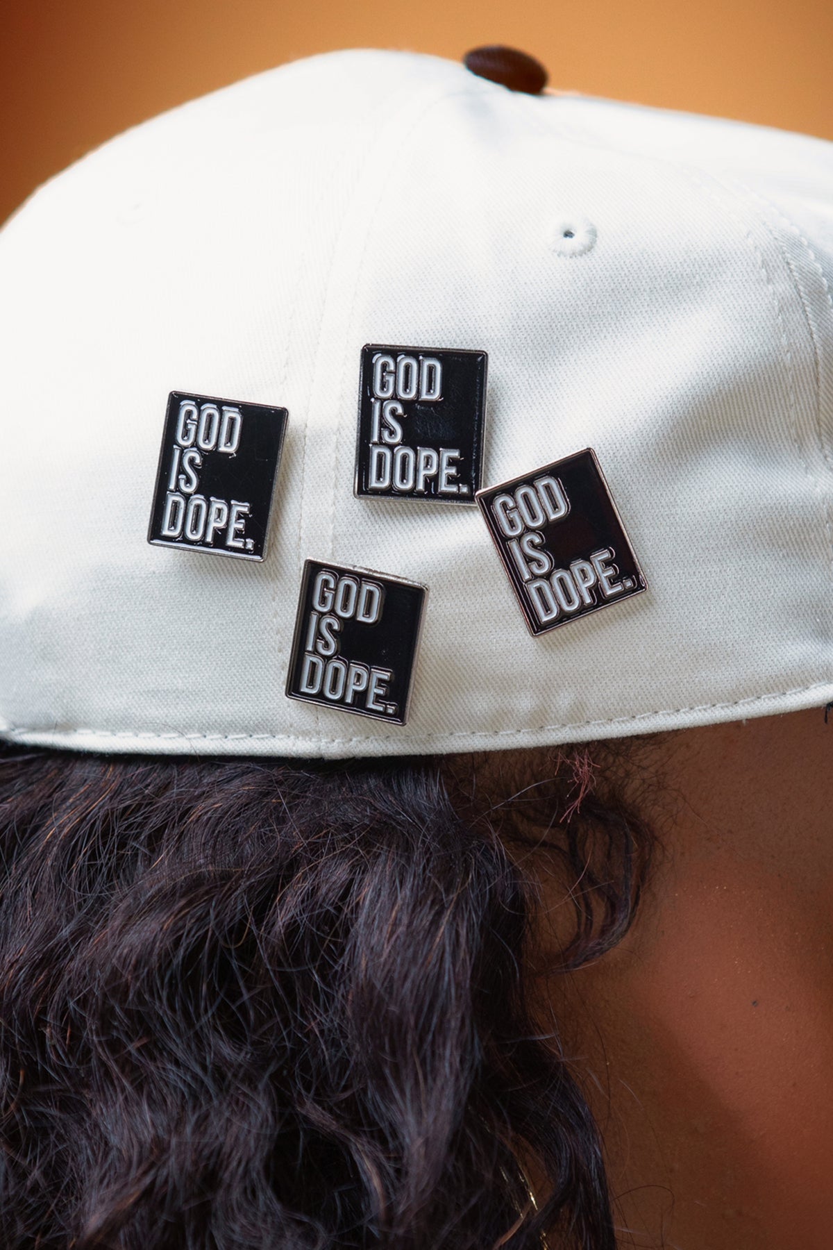 Box Logo Acrylic Pins | Black (1 Pin)