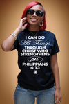 Philippians 4:13 (Black/White)